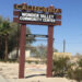 Wooden sign reading California Wonder Valley Community Center